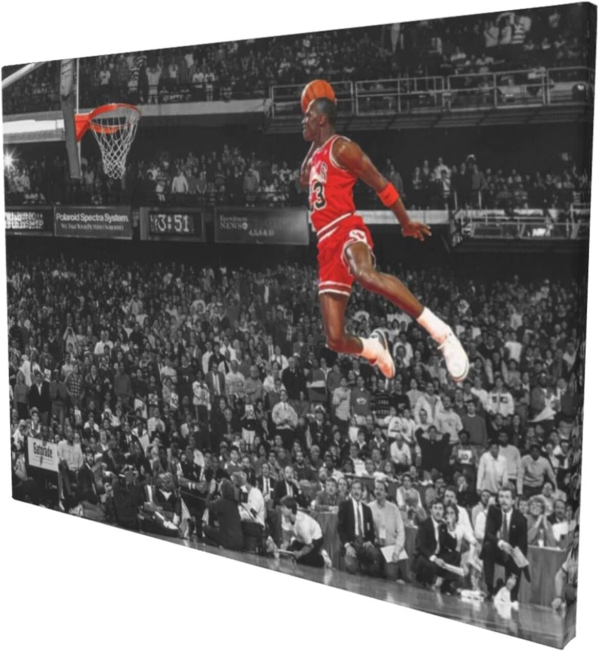 michael jordan jumping from the free throw line