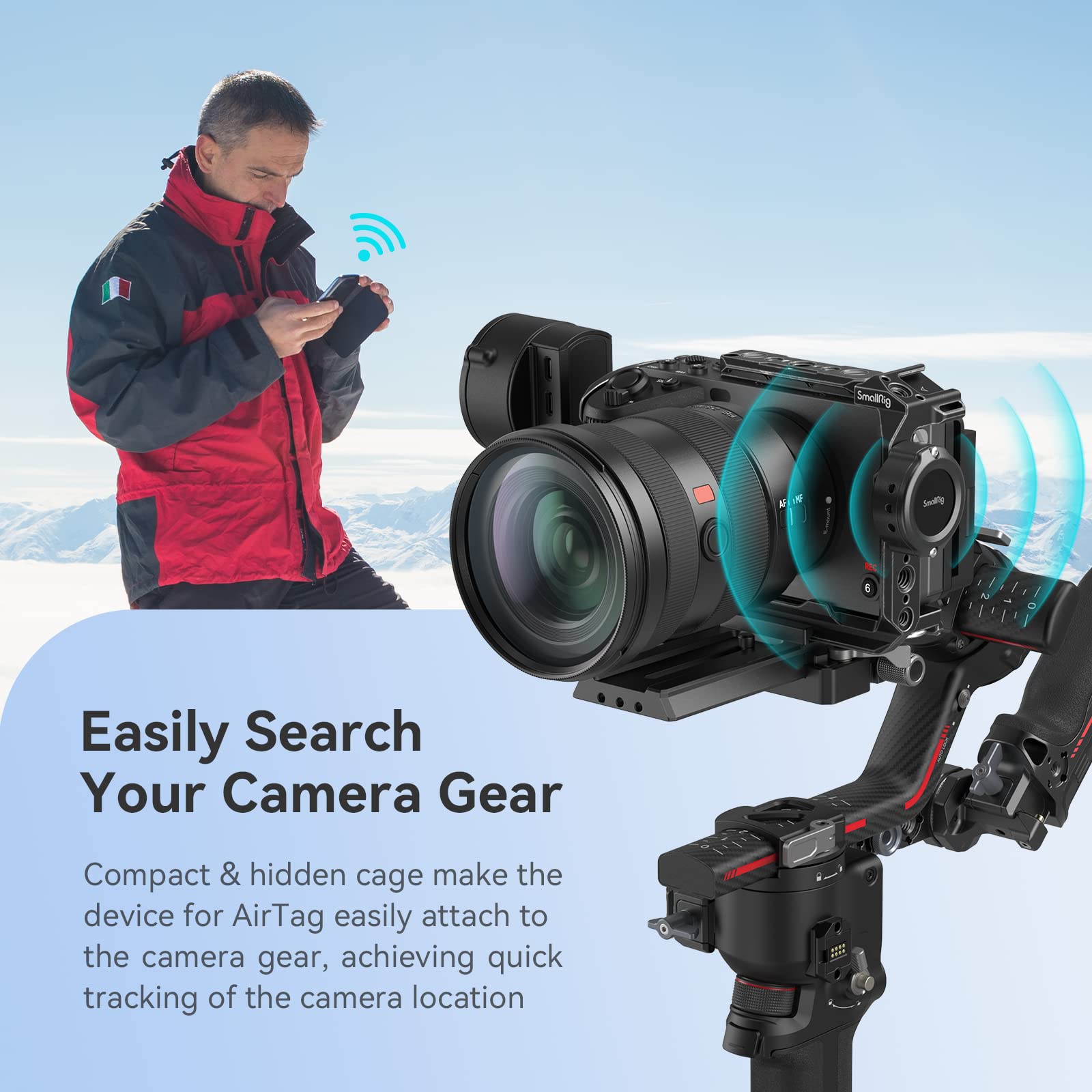 SMALLRIG Cage pour AirTag - MD4149