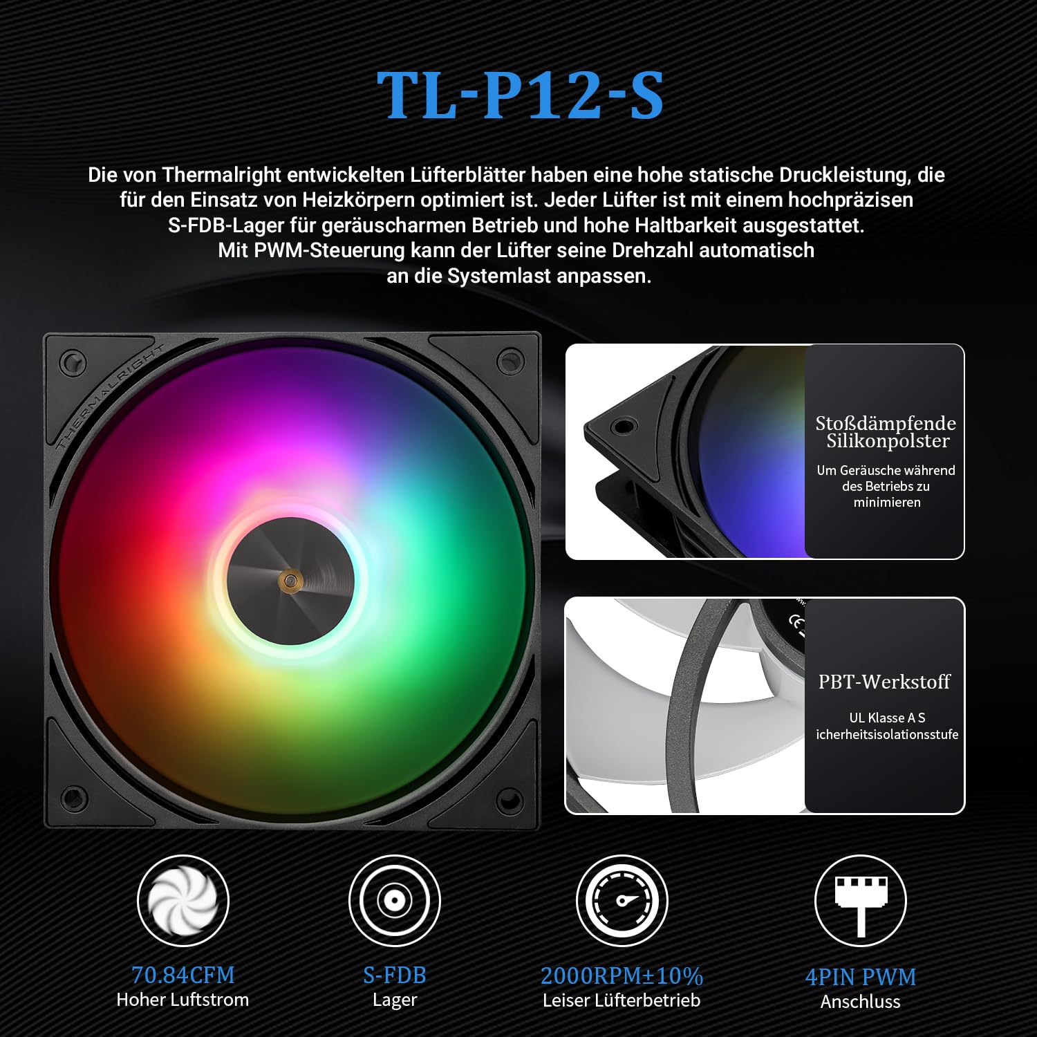 Thermalright TR FW 360 Negro ARGB CPU refrigeración por agua, refrigeración 360 AIO, IPS 320 x 240, pantalla LCD con pantalla IPS de 2,4 pulgadas, enfriador líquido para CPU AMD/Intel LGA1851, AM5
