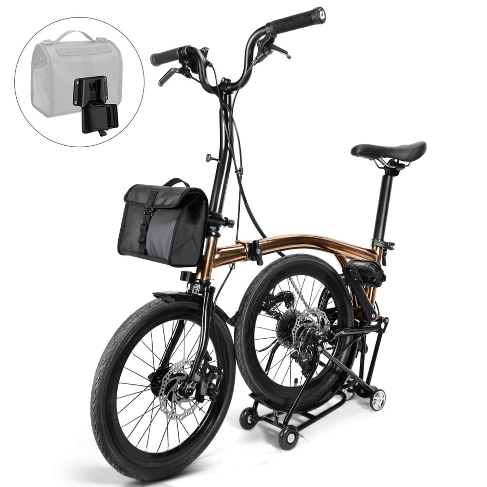 Sac de Guidon pour Vélo Sac De Stockage Pliable