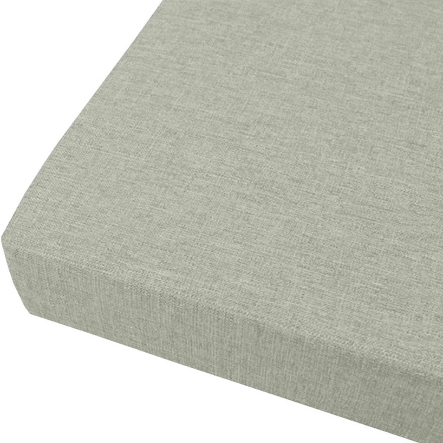 Coussin pour baie vitrée et banquette de jardin 120x35 cm antidérapant en mousse 45D