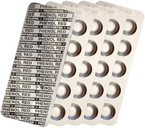 well2wellness® Pool Testtabletten/Messtabletten Phenol Red (pH) für Photometer/Comparator - 500er Pack