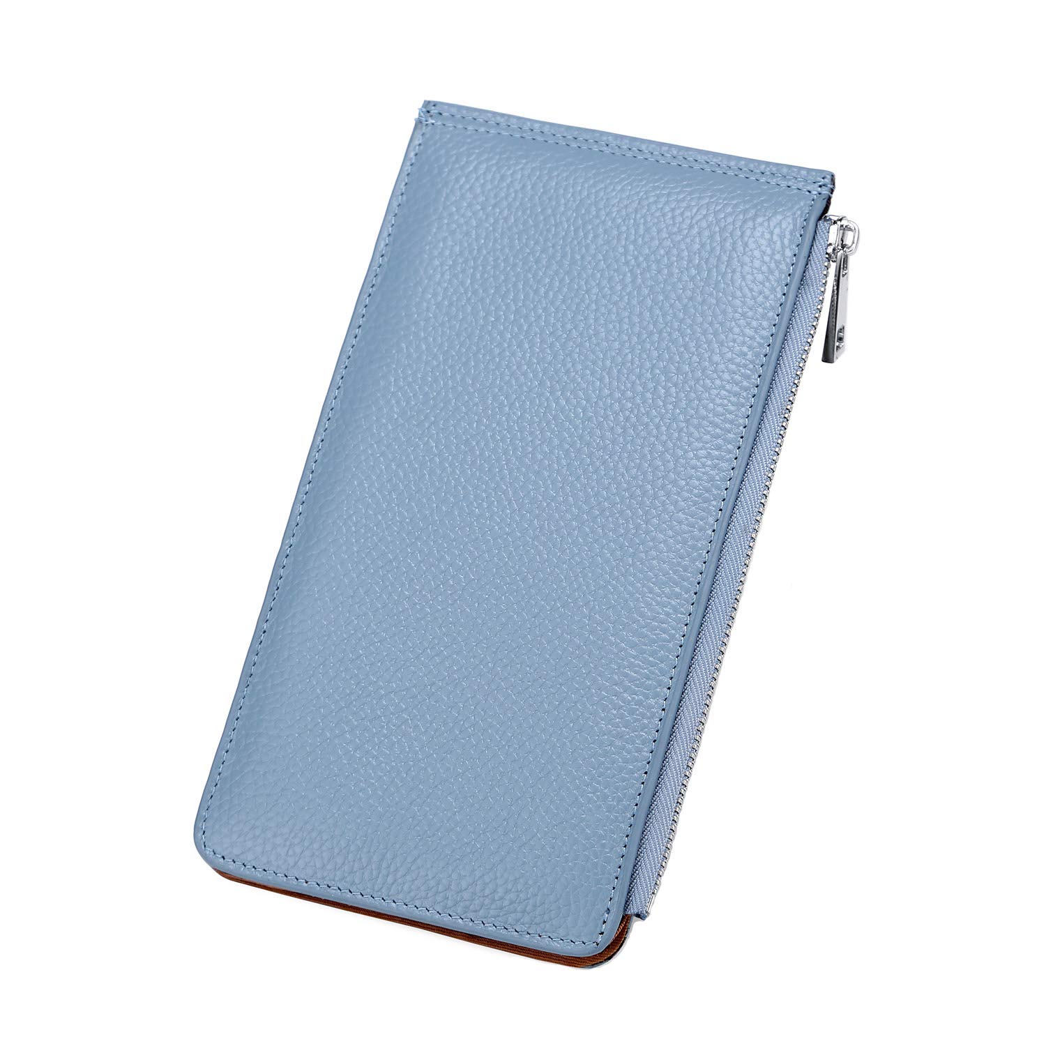 YafeigeBIG SALE- Women's RFID Blocking Genuine Leather Bifold Multi Card Case Organizer Wallet with Zipper Pocket