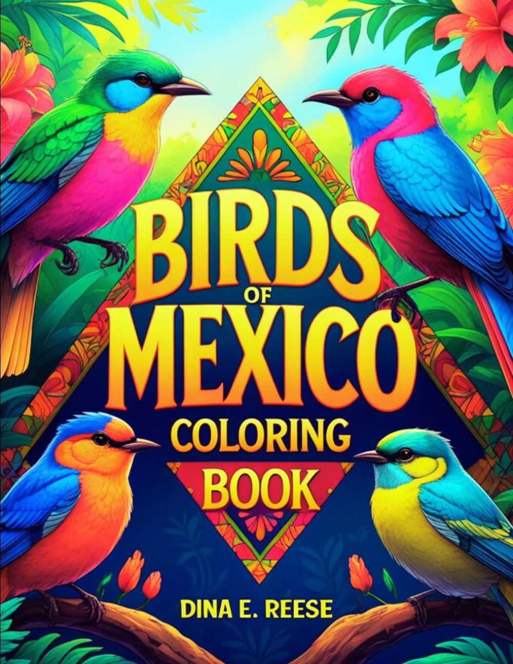 Birds Of Mexico: Coloring Book