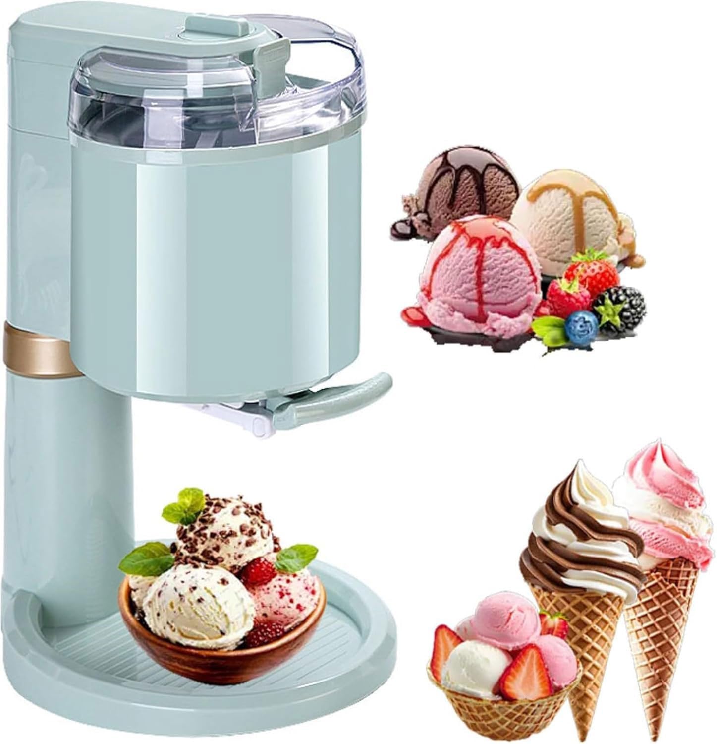Petite machine à glace domestique automatique pour éviter les additifs