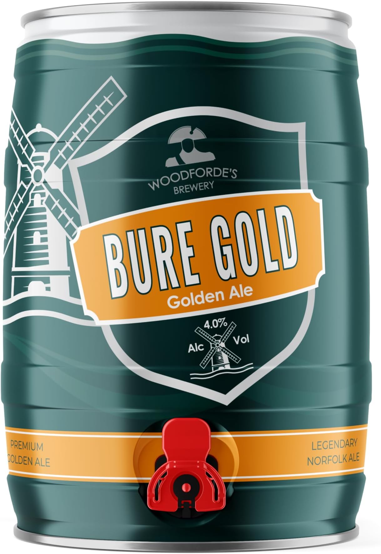 Woodforde's Bure Gold 5 Litre Mini Keg