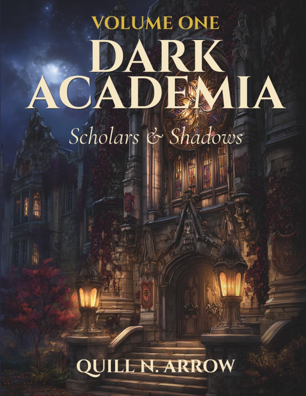 Dark Academia: Volume One: Scholars & Shadows — A Coloring Book