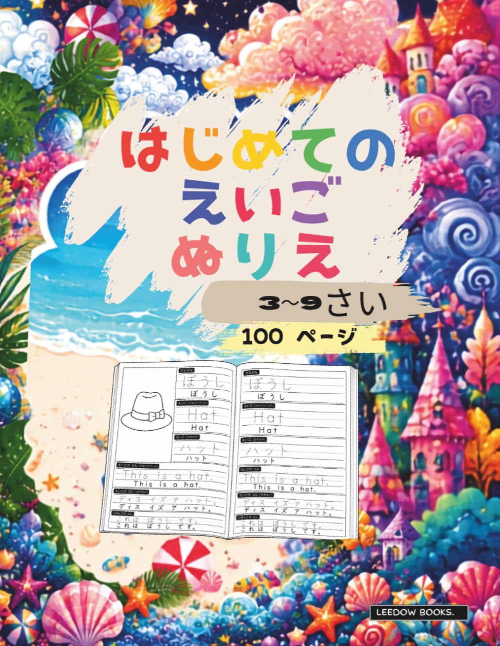 (はじめてのえいごぬりえ): 3~9さい