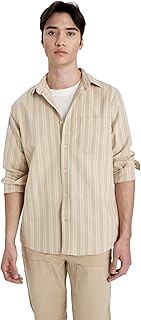 قميص بقصة عادية وأكمام طويلة للرجال من ديفاكتو، B2902AX