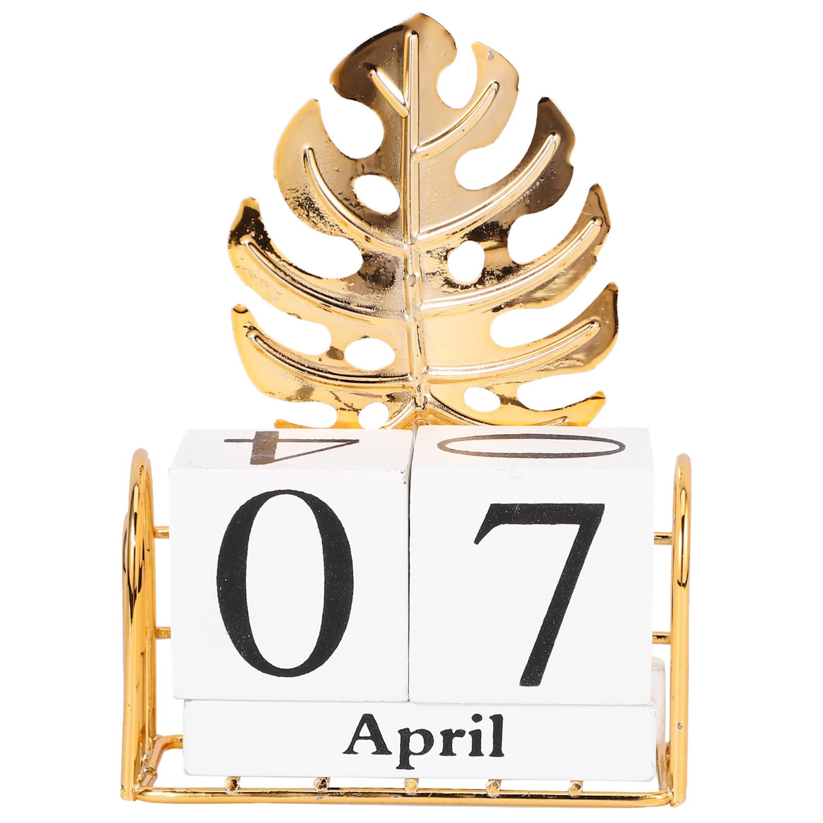 Sosoport 3 Ensembles Décoration De Calendrier En Bois Annuel Calendriers Sur Tableau Calendrier De Bureau Clair Calendrier Flip Debout Calendrier Flip Block Date Du Mois Blocs Le Fer
