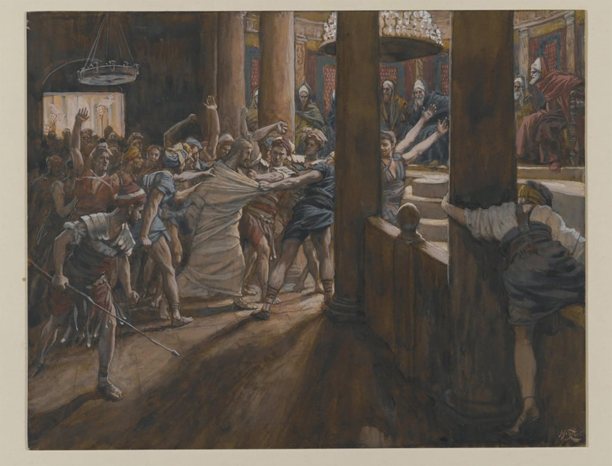 Affiche le Tribunal d'Anne de Jacques impression sur toile 60x90cm