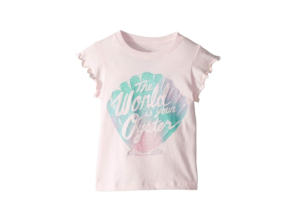 

PEEK World Is Your Oyster Tee (Toddler/Little Kids/Big Kids) (Pink) Girl's Clothing
