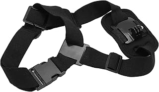 Cinto de montagem com alça de tórax, cinto de arnês de montagem com alça de tórax durável Cinto forte para esquiar para andar de bicicleta para pescar