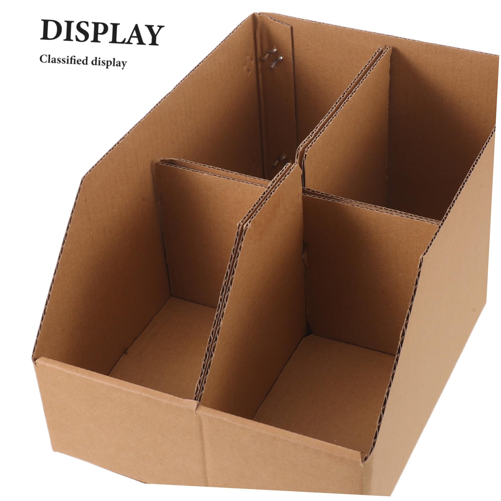 6 Piezas Caja de Almacenamiento Dividida de Cartón con Separador,