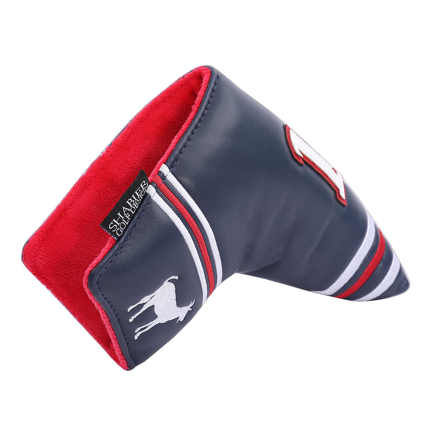 Housse de protection pour putter de golf avec design n°12 Bleu foncé