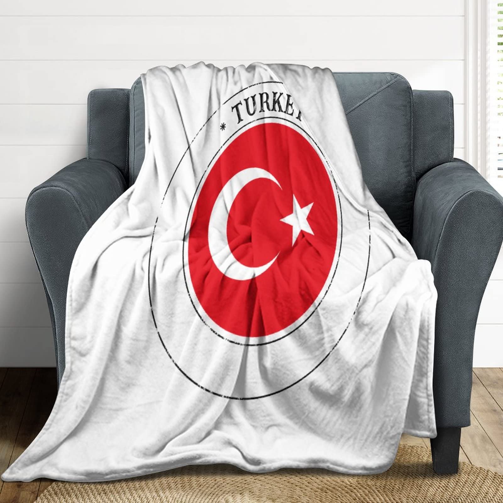 Couverture flanelle Turquie douce jeté de canapé lit xl