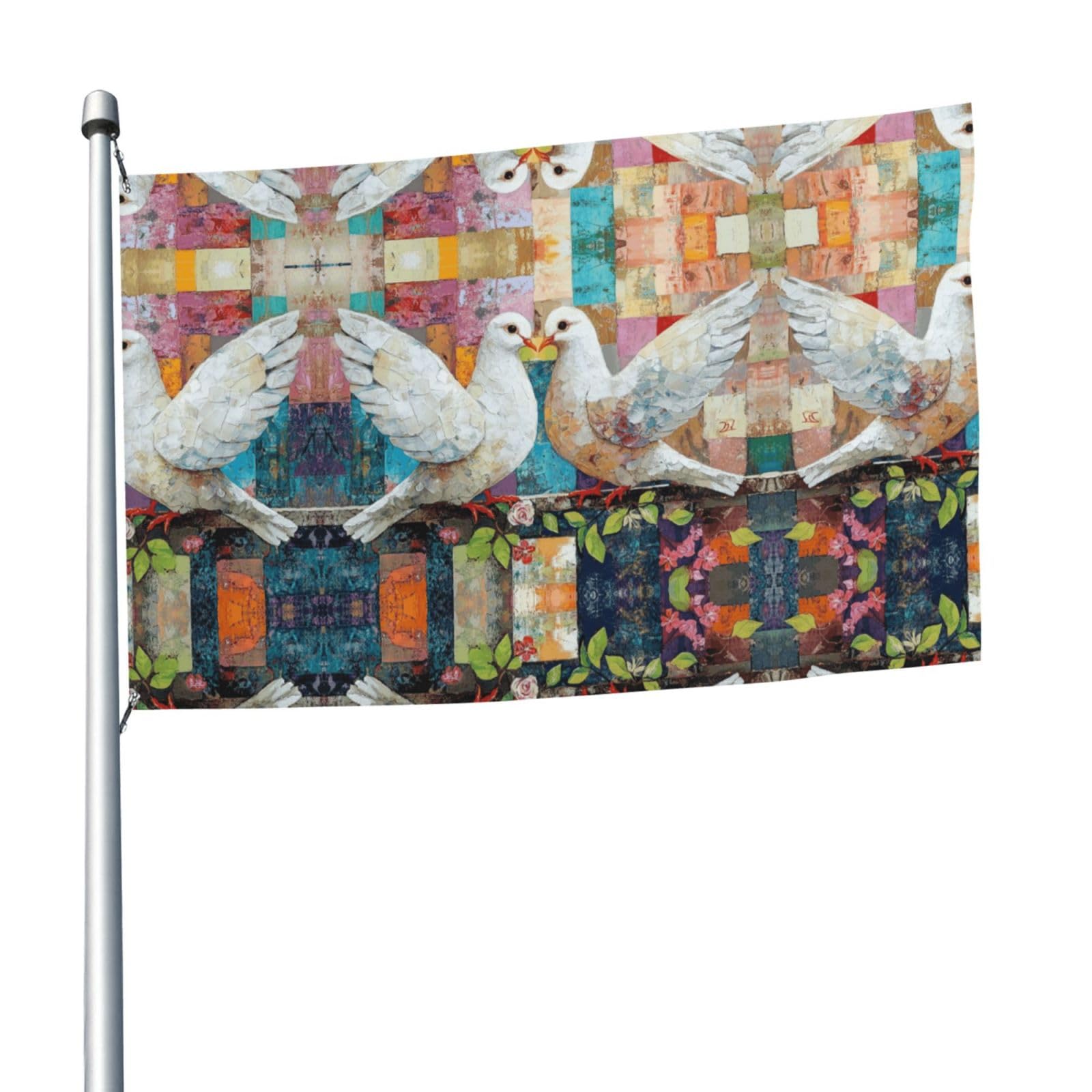 Drapeau pigeon pour jardin décoration extérieure Coupe du Monde