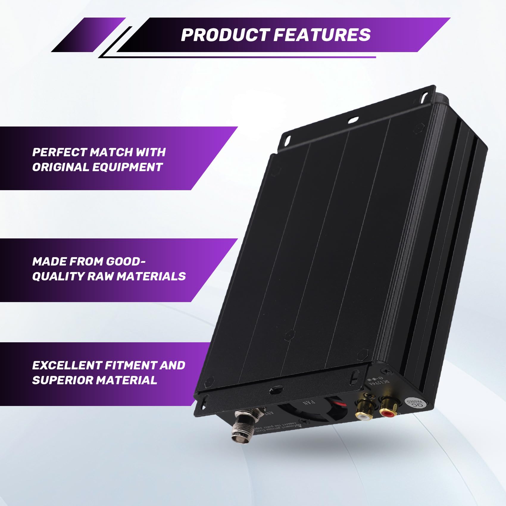 Transmisor Estéreo FM PLL V2 de 15 W Compatible con para Transmisión de Audio Inalámbrica y Entrada de Audio Solo Host TNC.