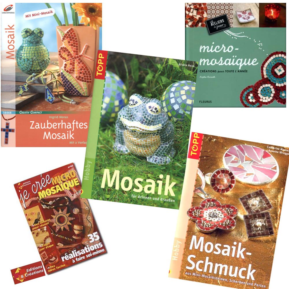ALEA mozaika mini 5 mm ceramika, 500 sztuk, mieszanka kolorów, MXAL