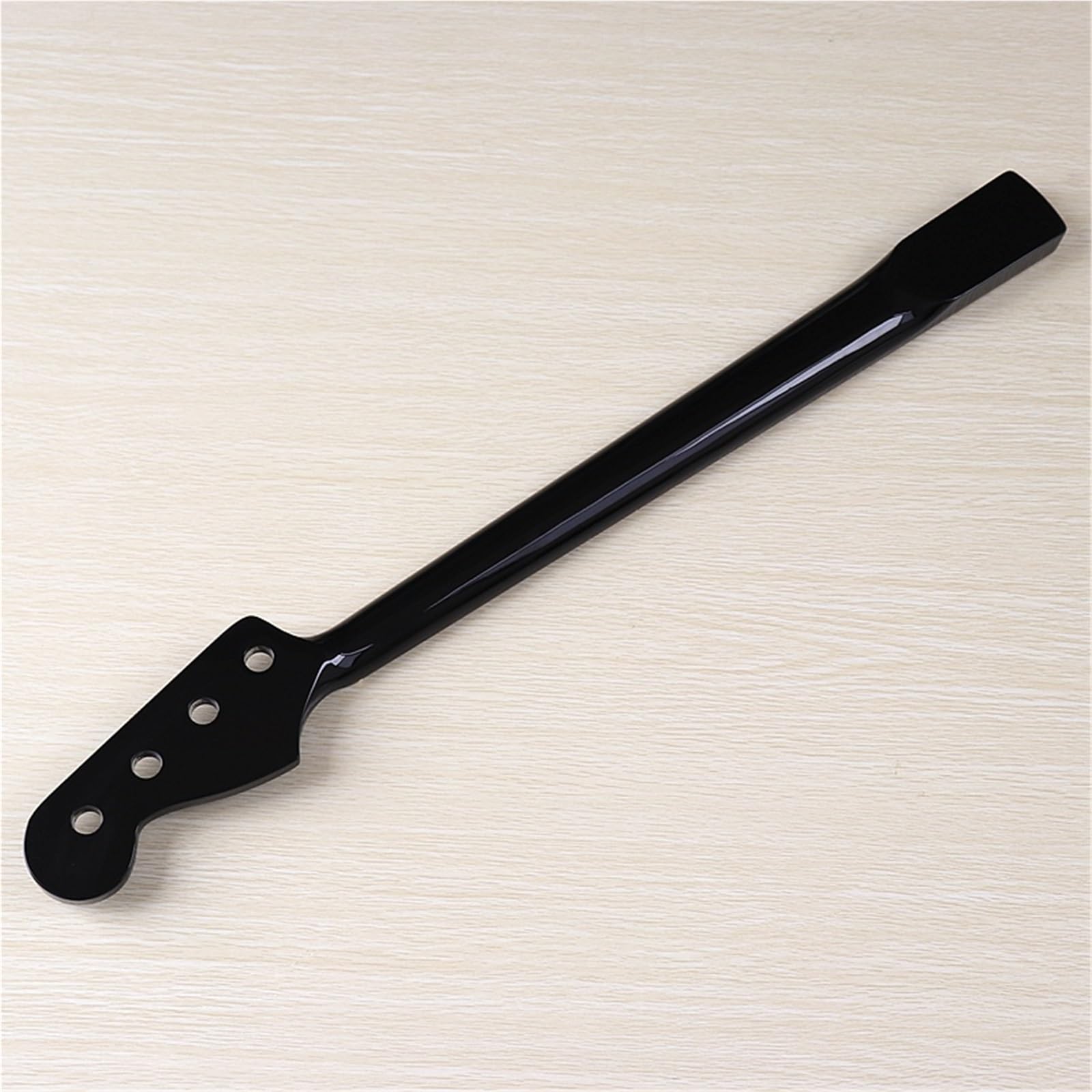Manche De Guitare DIY Manche De Basse À Quatre Cordes 20 Frettes En Érable Noir Brillant Pour Modification De Guitare Électrique Accessoires DIY
