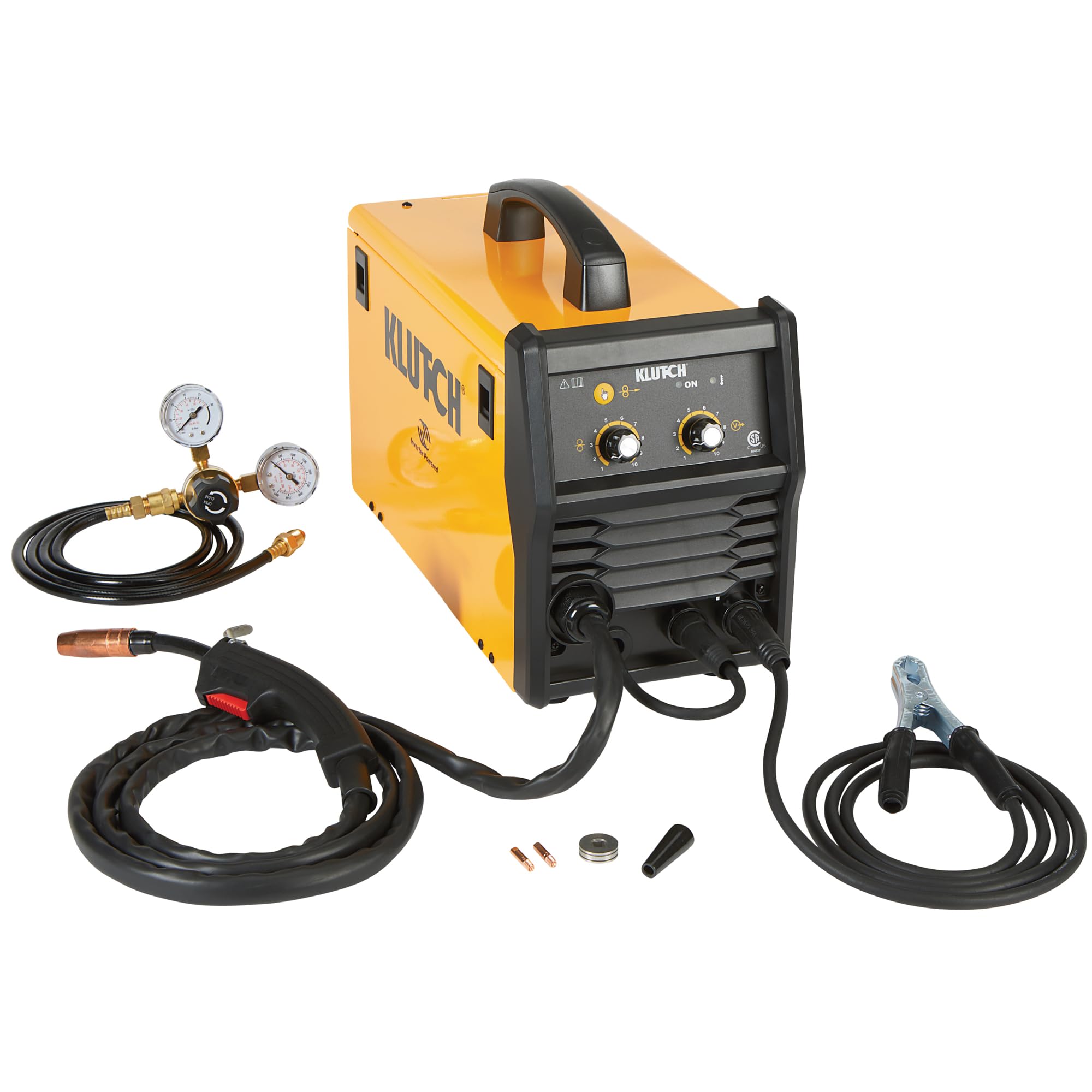**item not tested **Klutch MIG 140i Flux-Cored/MIG Welder, Inverter, 120V, 30-140 Amp Output