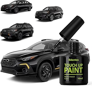 D4S Crystal Black Touch Up Paint Compatible with Subaru Cars, Professional Auto Touch-up Paint Scratch Repair Kit, Automotive Paints Exact Match for Crosstrek/Outback/Forester/Ascent/Impreza
