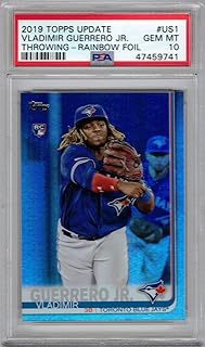 2019 Topps Update Rainbow Foil Baseball #US1 Vladimir Guerrero Jr. Rookie Card Graded PSA 10 Gem Mint