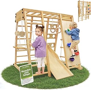 10-in-1-Klettergerüst mit Rutsche, klappbar