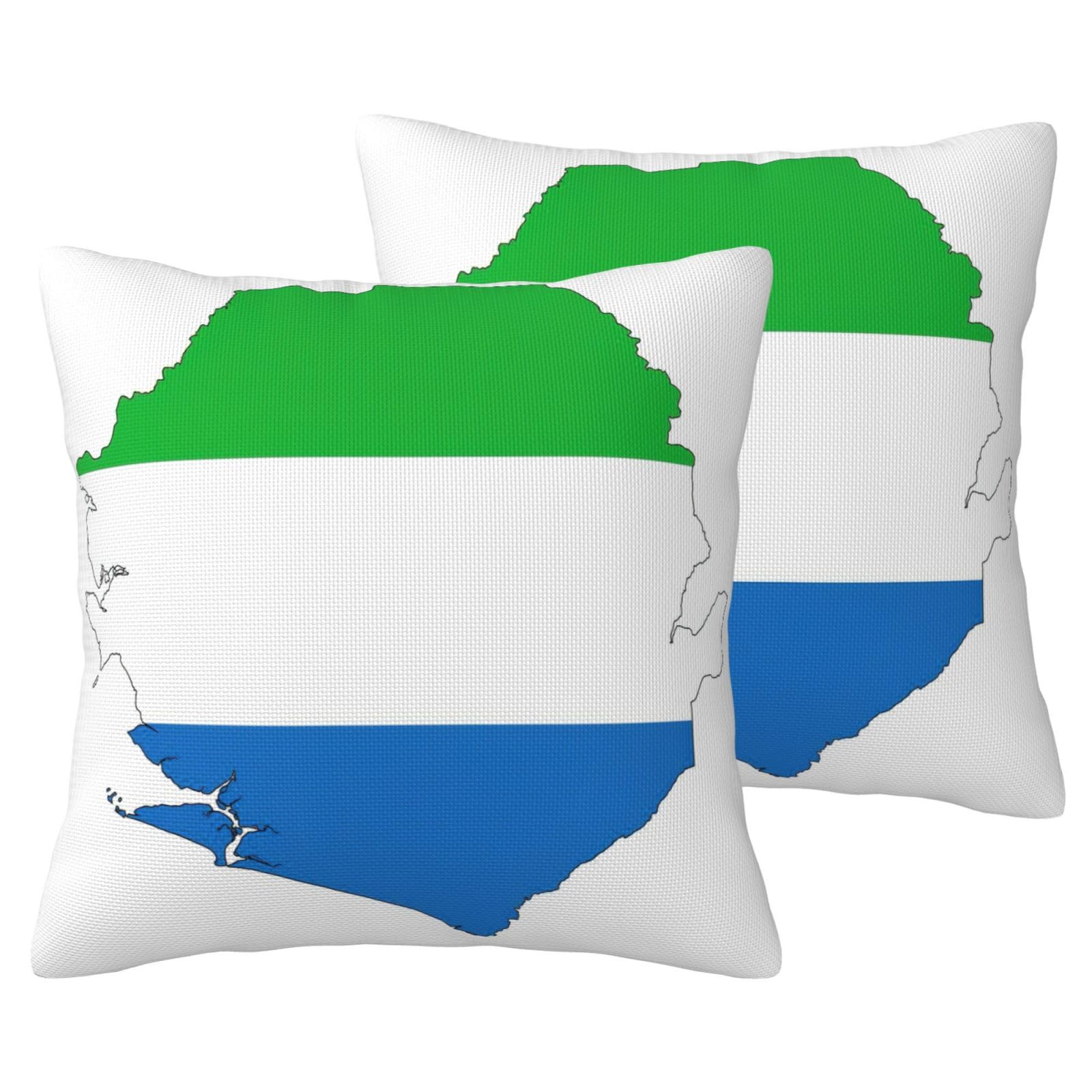 Taie d'oreiller en lin Sierra Leone housse décorative pour lit de prestige