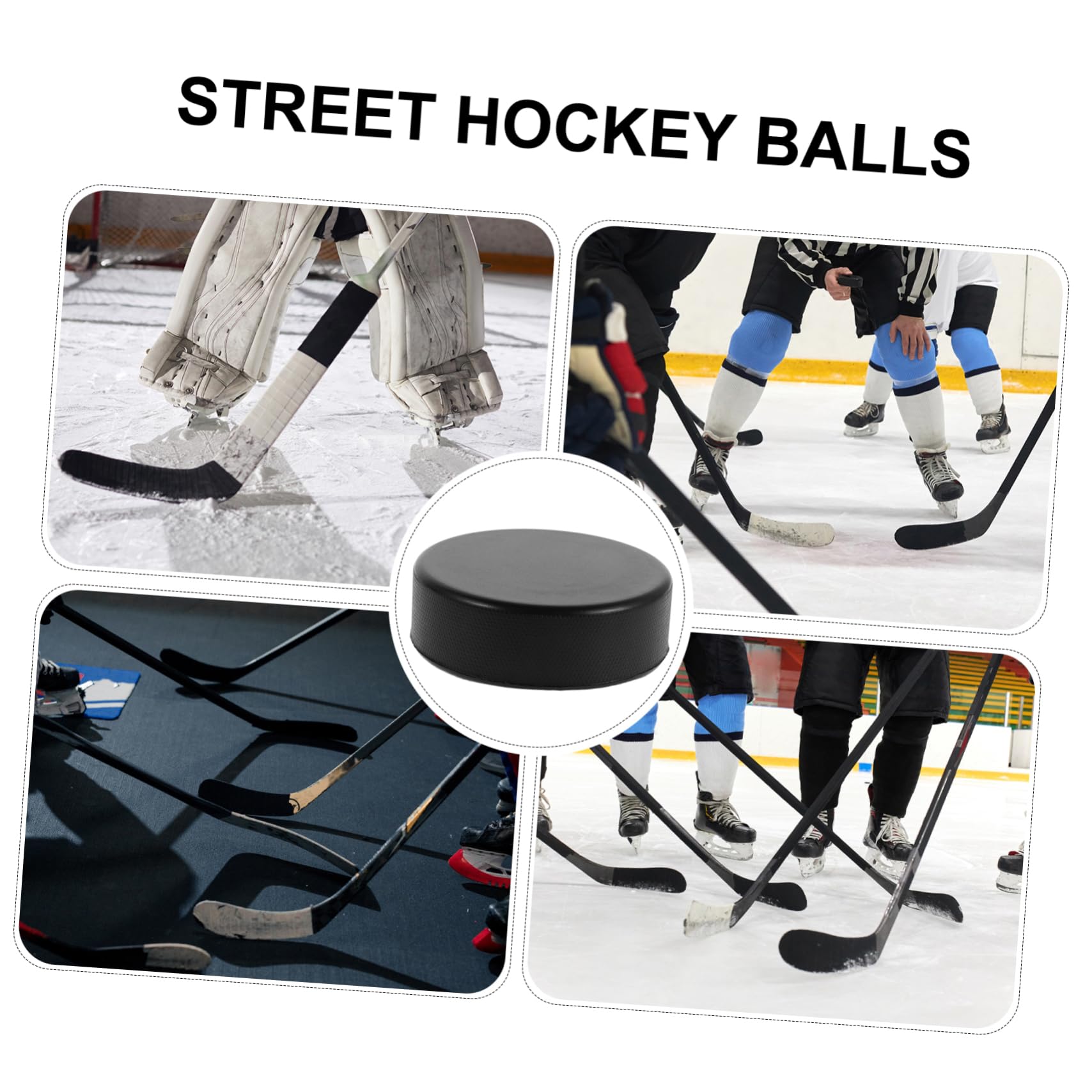 BESPORTBLE 20pièces Palets De Hockey sur Glace Légers pour Entraînement Et Jeux De Table pour Pratique Et Remplacement