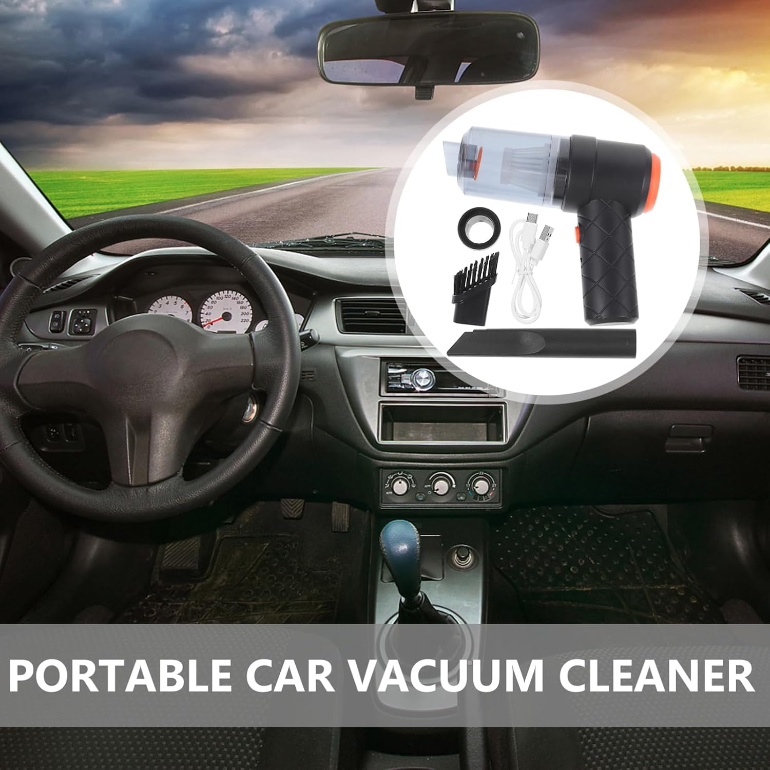 Cordless Handheld Vacuum Cleaner Wireless Portable for Household Use Black image 3