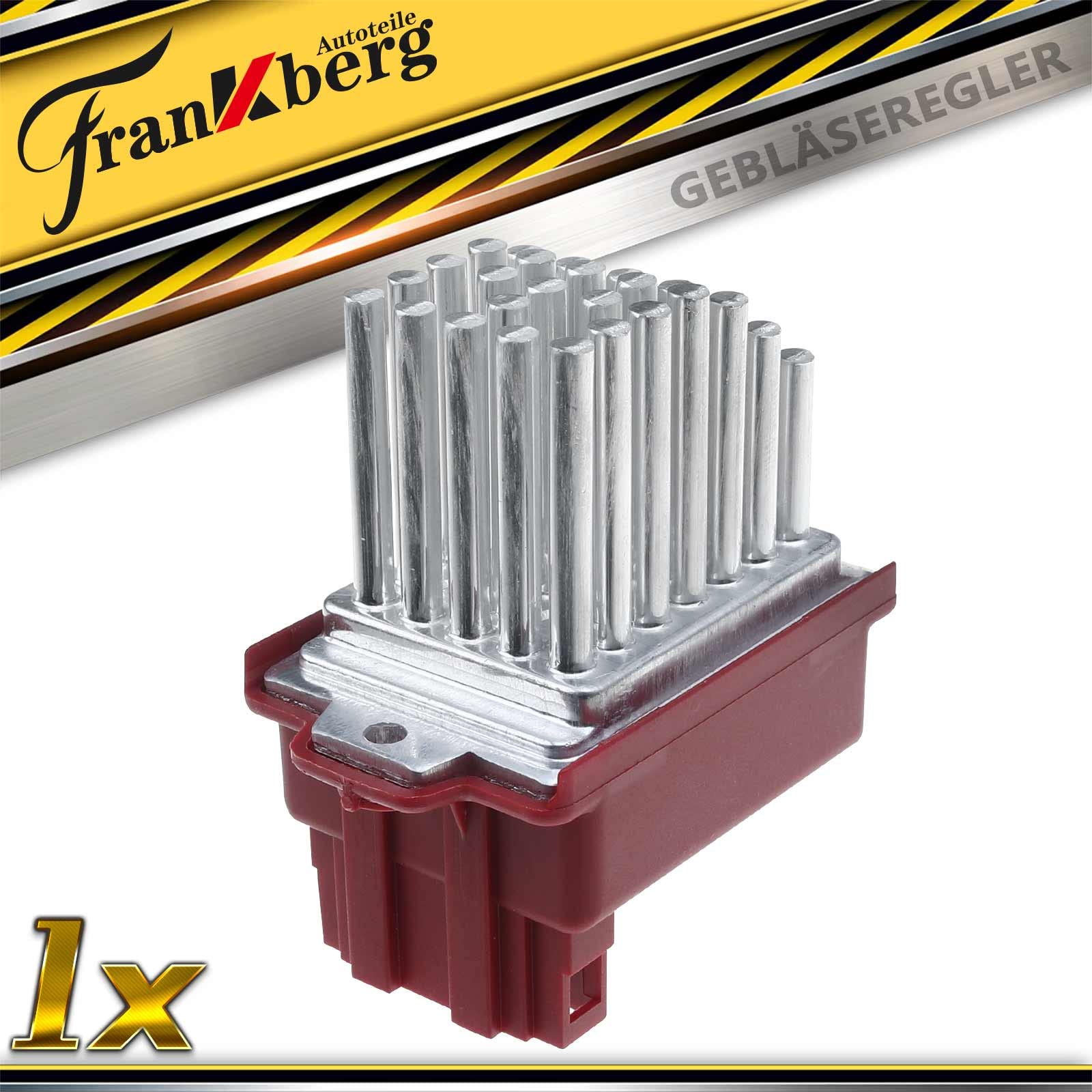 Frankberg Regulador del ventilador Resistencia en serie Unidad de control para Polo 6N2 S.h.a.r.a.n 7M6 Transporter IV 70A 70B 70E 70XA 70XB 70XD 1990-2010 357907521