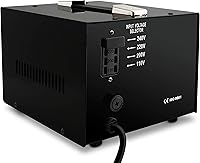 Vista 2 de Transformador convertidor de voltaje de 1000 vatios - Convertidor de energía de alta resistencia de 110 V/120 V/220 V/240 V - Protección