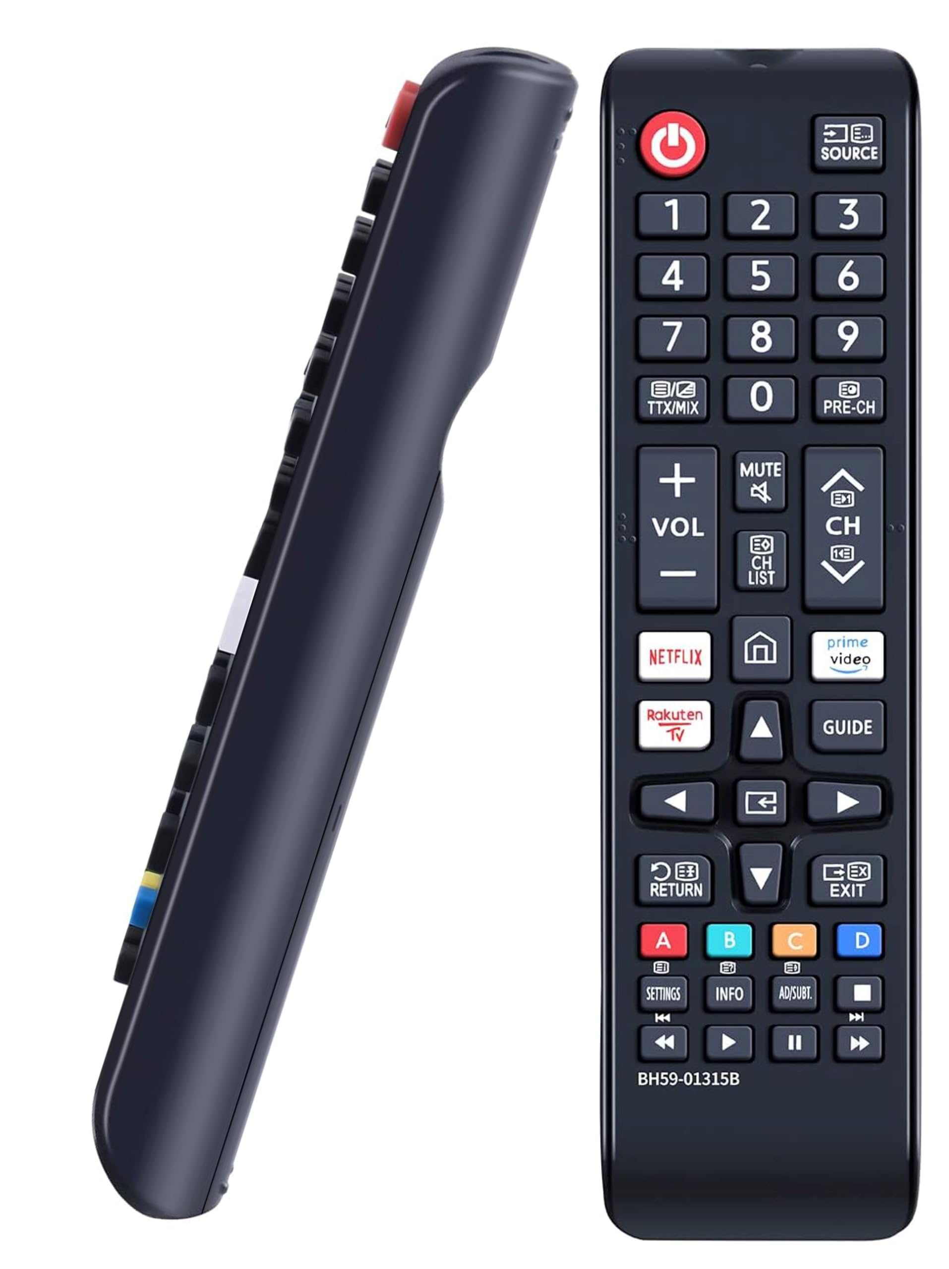 Universal Remote Control for Samsung TV Replacement for All Samsung LCD LED HDTV 3D Smart TVs Models, No Programming or Pairing Needed