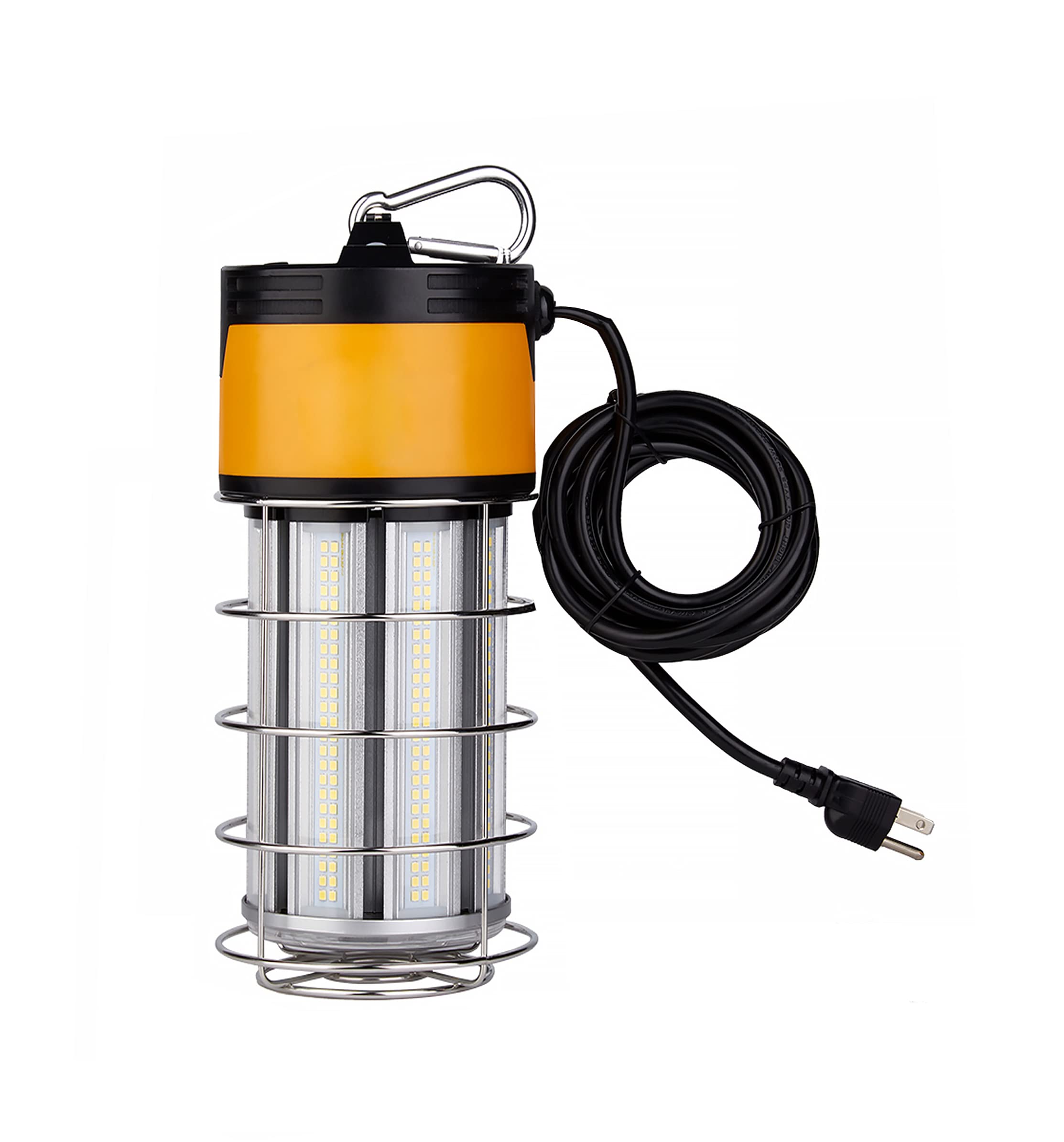 Laniti Portable Construction Work Light 150W LED Temporary Hanging Job Site Work 18000LM 5000K Work Light Fixture for Building Construction Lights Warehouse ETL Listed