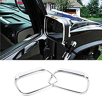Vista 8 de Compatible con Hummer H2 2003-2009 - Espejo retrovisor de lluvia, espejo retrovisor, cejas de lluvia para accesorios Hummer H2 2003-2009 (negro)
