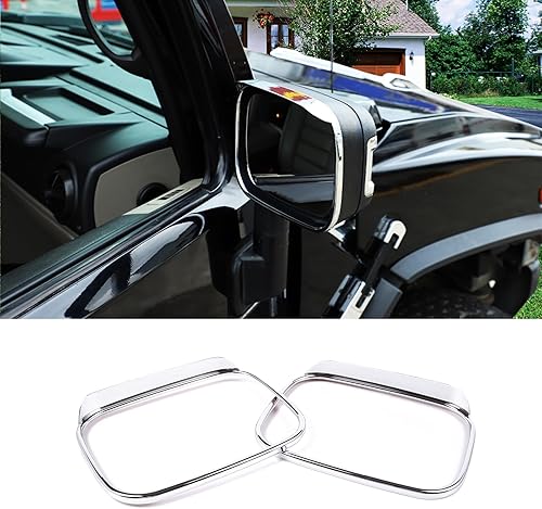 Compatible con espejo retrovisor Hummer H2 2003-2009, protectores de lluvia, espejo retrovisor, cejas de lluvia para accesorios Hummer H2 2003-2009
