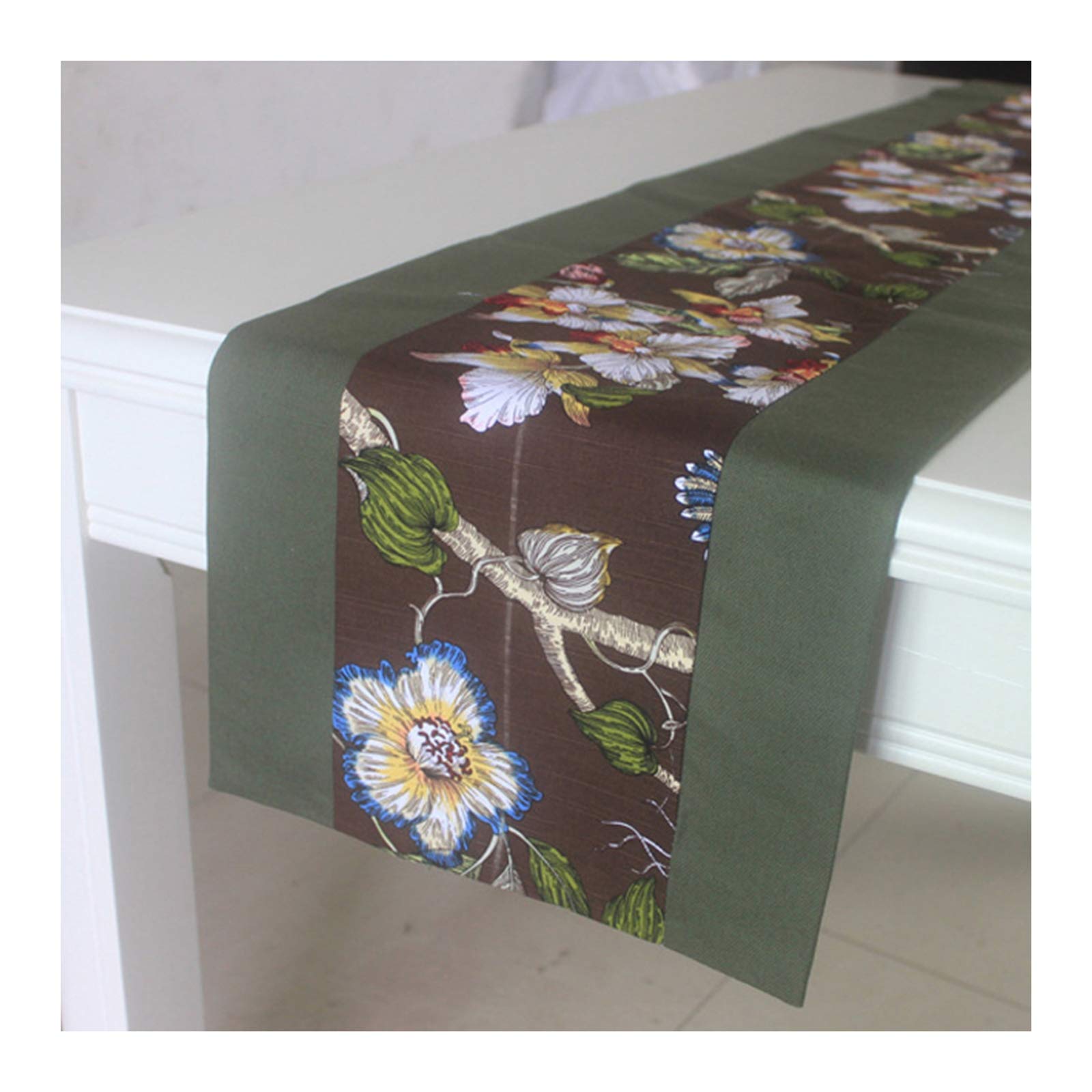Chemin de table fleurs coton pour sublimer vos dîners et tables de salon