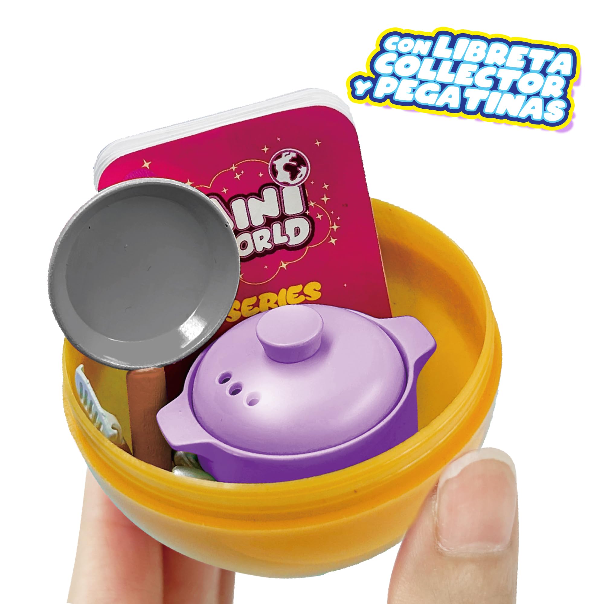 Bizak Mini World Accessori da Cucina, Capsule Sorpresa con Mini Collezionismo, Utensili e Decorazioni, 132 Articoli per Completare la Tua Cucina, Bambini e Ragazze +6 Anni (64509002)