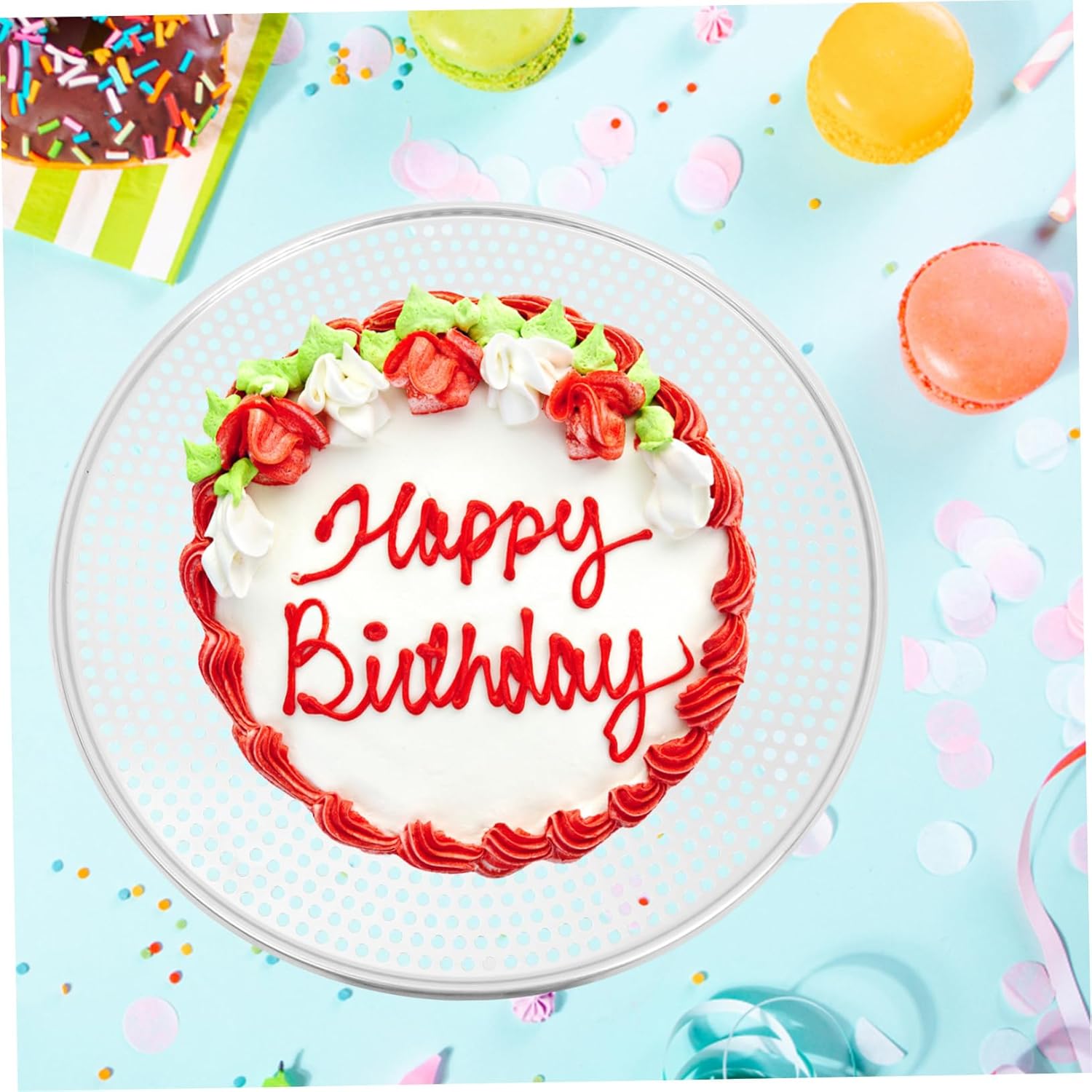 Pizza Baking Pan Nonstick Round Shaped Pizza Tray Holes Baking Supply for Home Restaurant