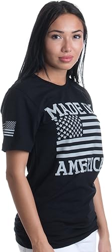 Miniatura 2 de Made in America Camiseta unisex con bandera de Mérica de orgullo militar de EE. UU.