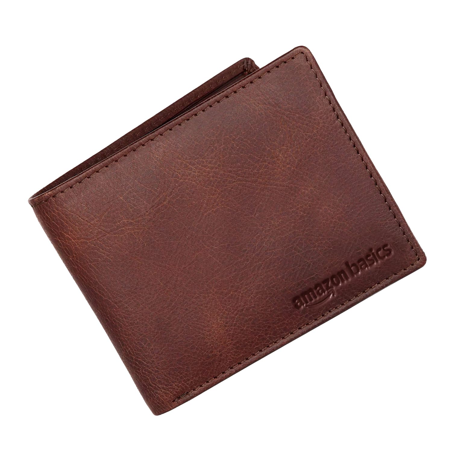 amazon basics Leather Wallet | Classic Style & Functional Design | Premium Leather Craftsmanship | 6 Card Slots, 2 Cash Compartments, 2 Secret Slots, Coin Pocket (B0CXF1GGZF) Amazon Price History, Amazon Price Tracker