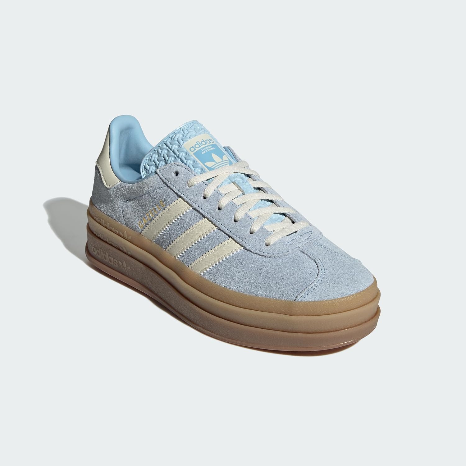 adidas Samba Classic Shoes 7.5 Clear Sky Blue Cream image 5 of 6 B0F85PQPPT