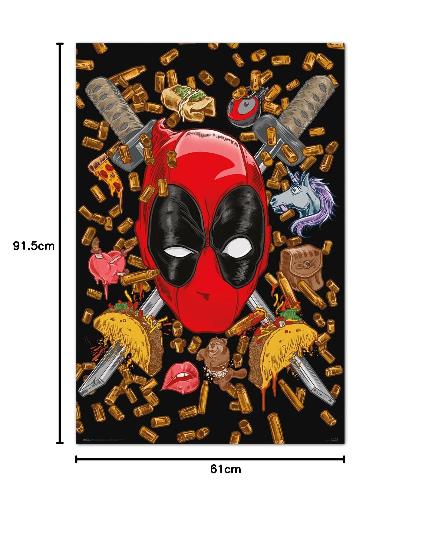 Poster Deadpool E Wolverine Marvel - 61x91,5 Cm, Carta Lucida, Per Cameretta - Foto 13