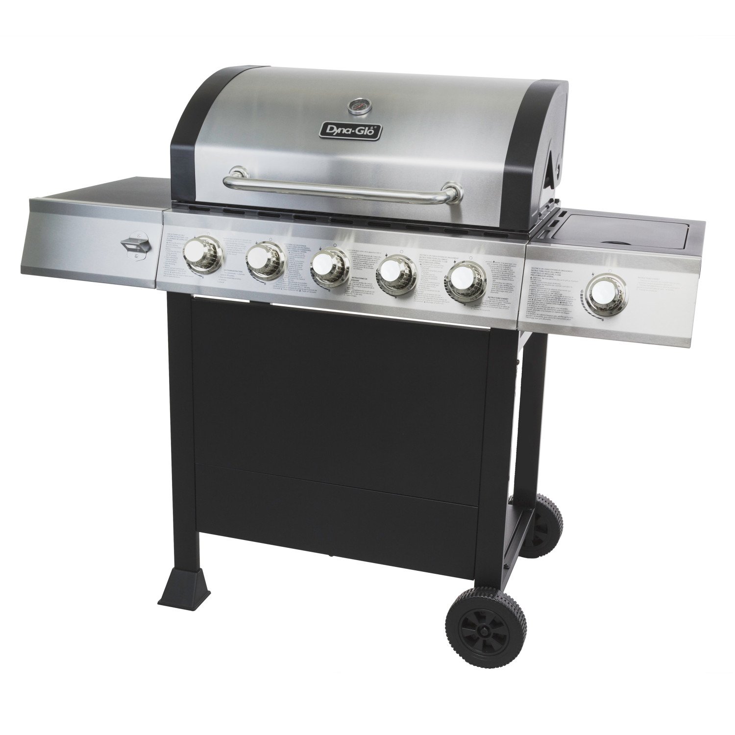 Amazon.com: GHP Group Dyna-Glo DGB515SDP-D 5 Burner Open Cart Propane Gas  Grill : Patio, Lawn u0026 Garden