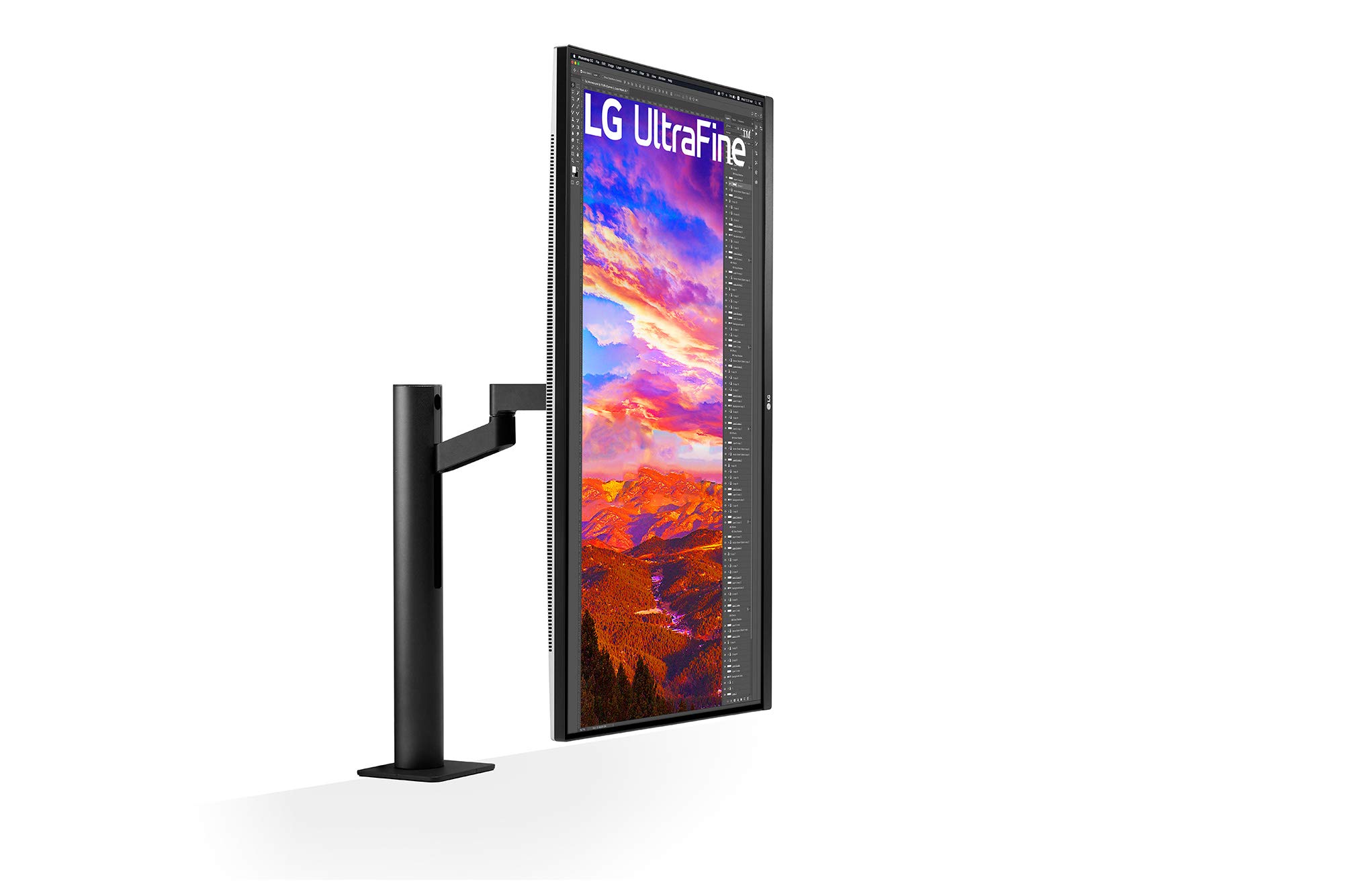 LG Ergo Ultrafine 32UN88AP-W Ecran PC 4K 32" - Dalle IPS résolution 3840x2160, 5ms 60Hz, HDR 10, DCI-P3 95%, Pied Ergonomique réglable, USB-C, Haut-parleurs