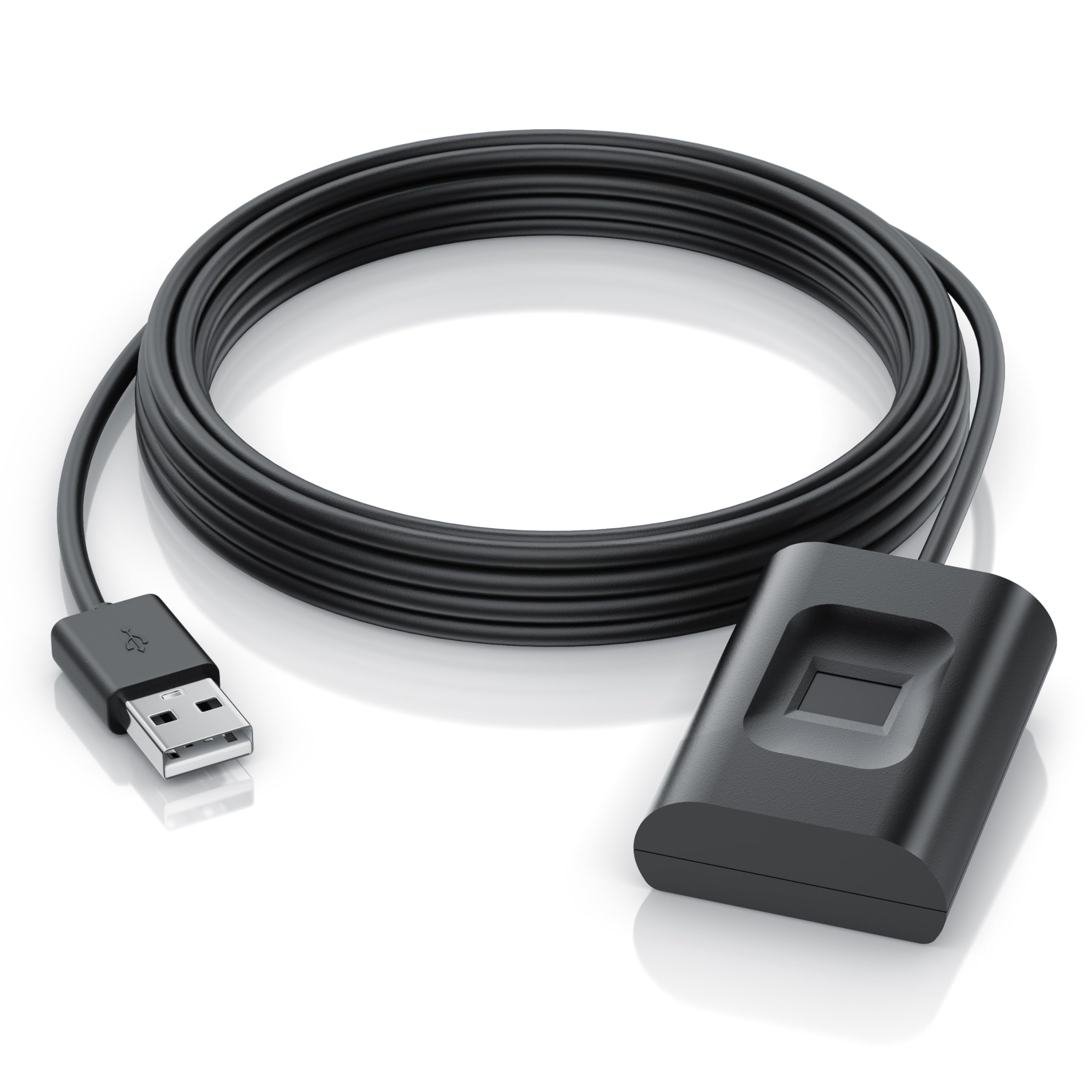 CSL USB Fingerabdrucksensor Fingerprint Key Windows 8-11 Plug & Play 10 IDs