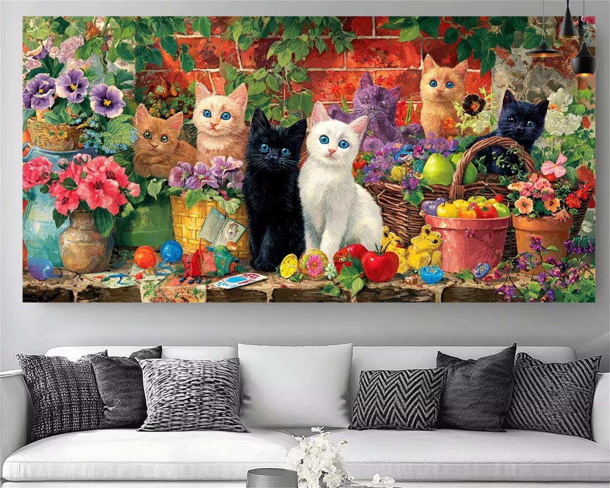 Diamond painting XXL 100x200cm idéal contre le stress adulte - 8