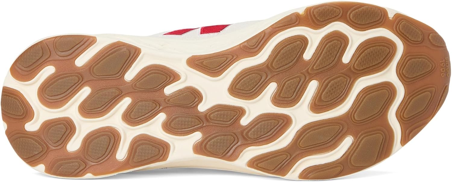 New Balance Men's Fresh Foam X Cruz V3 Running Shoe, Sea Salt/Team Red/Permafrost, 10.5 M - Image 3