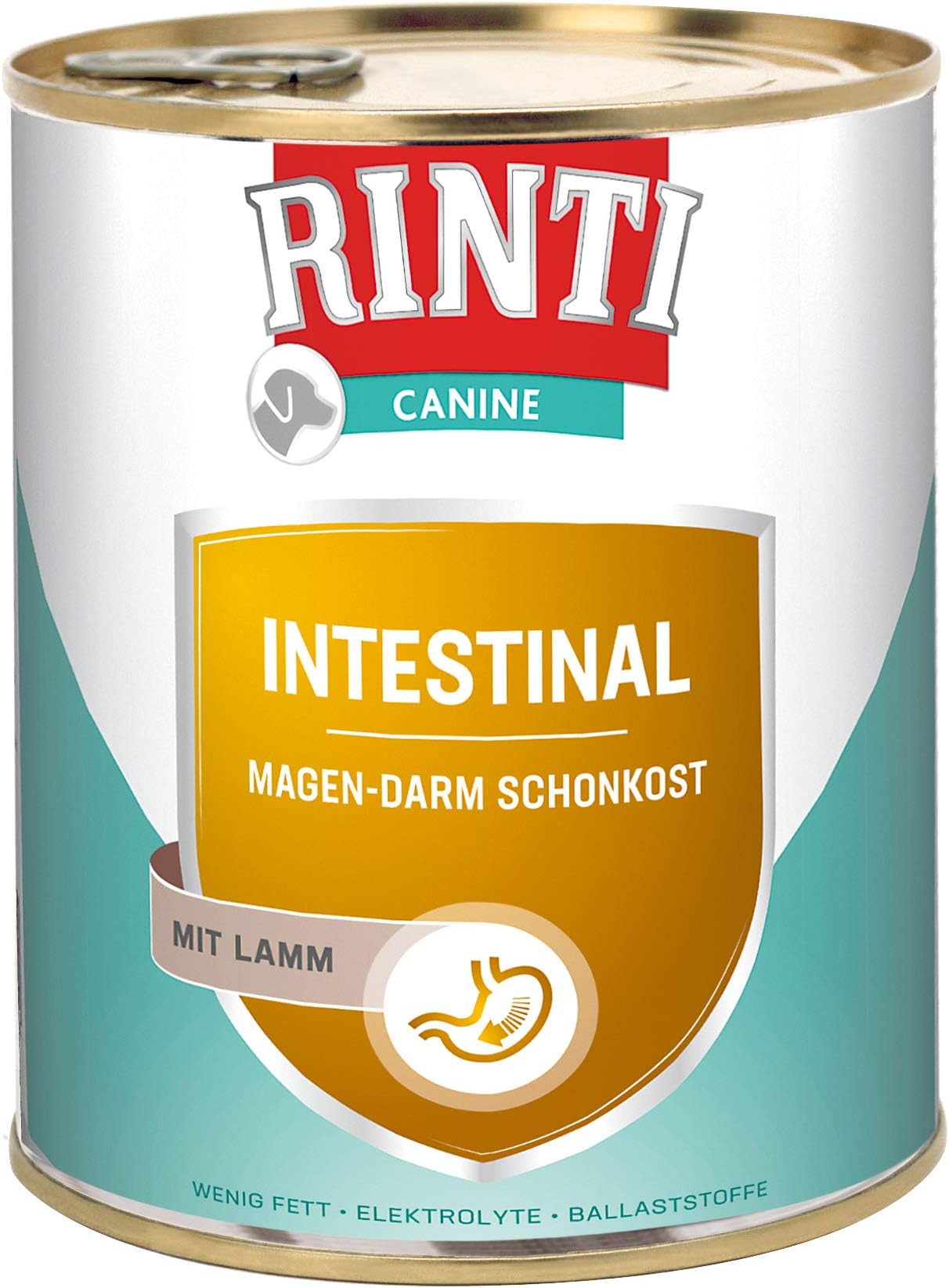 RINTI Canine Intestinal Lamm 6 X 400g - Diätfutter Für Hunde Mit Verdauungsproblemen